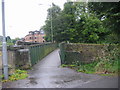 Union Canal metal footbridge at Bridge 54