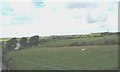 The countryside north of the hamlet of Llandrygarn