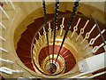 NJ9967 : Spiral staircase, inside Kinnaird Lighthouse by hayley green