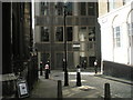 Looking from St Dunstan-in-the-East towards St Dunstan