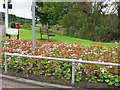 Fairlie picnic area flower garden