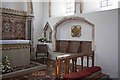 St Augustine, Northbourne, Kent - Piscina & sedilia