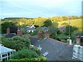 View SE to edge of Harberton village in the direction of Dundridge house