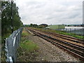 Railway west of Accrington Station