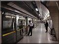 Southwark tube station, Westbound platform