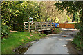 Footbridge by intermittent ford