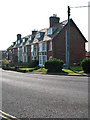 A terrace of C18 red-brick houses