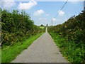 Fluffy clouds and a boring lane!