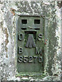 Trig point in Horsford Woods - detail