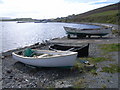 Boats moored near to Port Arthur, Scalloway