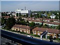 Imperial College, London  Library (Commonwealth Building) with Hammersmith Hospital - taken adjacent to the A40 Westway