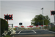 NU0937 : Smeafield level crossing by Chris Gunns