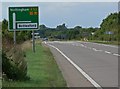 The A52 towards Nottingham