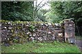 Wall to grounds of Mausoleum