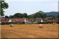 View of Roseberry over the Houses of Ayton