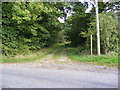 TM3667 : Footpath to Kelsale Hall, the  A12 Main Road & Rendham Road by Geographer
