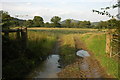 Gateway to hay field near Llandovery