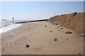 New beach material at Felixstowe