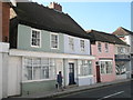 Pastel coloured cottages in East Street