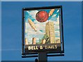 The Bell and Bails pub sign