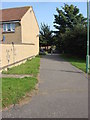 Footpath leading to Mayflower Way