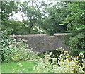 Heron over bridge on old A483