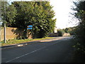 Road signs approaching Castle Avenue