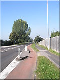 SU7306 : Cycle lane on the A259 by Basher Eyre