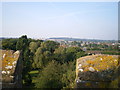 North over Shifnal from the tower of St Andrew