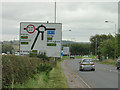 Approach to the Ring Road roundabout