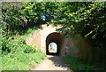 Railway bridge over a small lane to Harbledown