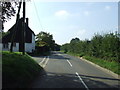 Road junction for Aldham church