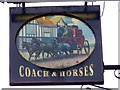 Sign for the Coach and Horses, Salisbury