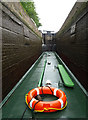 SJ8746 : In the depths of Stoke Top Lock by Andy Beecroft