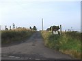 Entrance to West Fannyside Farm