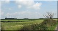 View upslope towards Ty-croes Farm