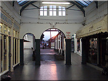 TL1829 : Hitchin Arcade - an interior view by John Lucas