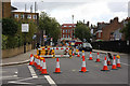 Roadworks on East End Road