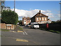 Postbox at junction of Down End and Down End Road