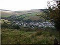 Looking down on Glyncorrwg