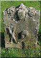 An old gravestone in Muirkirk Parish Churchyard