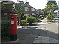 George V Pillar Box on corner of Brayton Gardens and Curthwaite Gardens, Enfield.