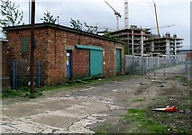 J3575 : Old building, Belfast docks by Rossographer