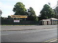 Sign outside the home of Aldershot Town F.C.