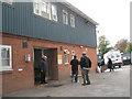 The main entrance at Aldershot Town F.C.