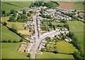 Kirkmichael village from the air