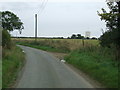 Country road and water tower