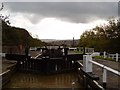 The top view from the Bingley 5 rise locks