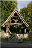 SO8047 : Lych gate to Madresfield Church by Philip Halling