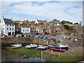 Crail from the harbour wall